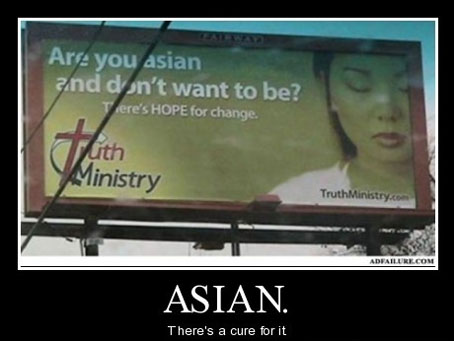 Asians are funny on my money.